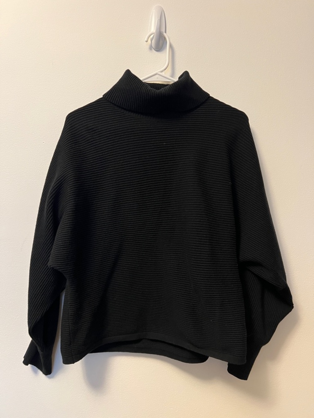 Old Navy Black Ribbed Turtleneck Sweater